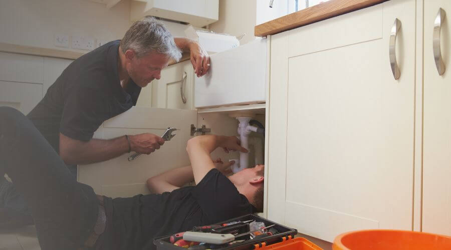 Professional burst pipe repair services in New Effington, SD
